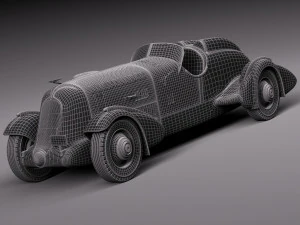 Duesenberg Sj Special Mormon Meteor 1935 3D Model