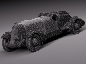 Duesenberg Sj Special Mormon Meteor 1935 3D Model