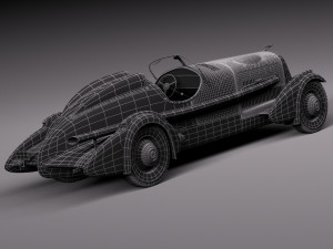Duesenberg Sj Special Mormon Meteor 1935 3D Model