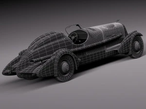 Duesenberg Sj Special Mormon Meteor 1935 3D Model
