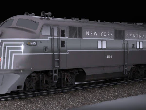 Trem EMD E7 NYCRR Modelo 3D