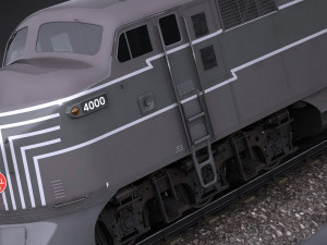 EMD E7 NYCRR Train 3D मॉडल