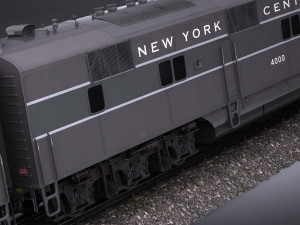EMD E7 NYCRR Train 3D मॉडल