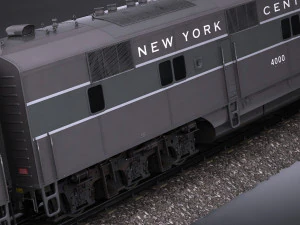 EMD E7 NYCRR Train 3D Model