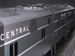 EMD E7 NYCRR Train 3D मॉडल