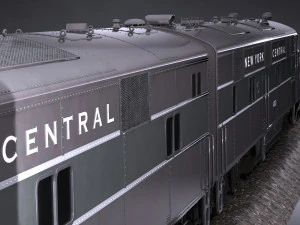 EMD E7 NYCRR Train 3D Model