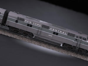 EMD E7 NYCRR Train 3D मॉडल