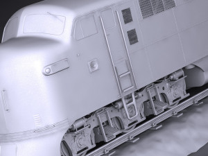 EMD E7 NYCRR Train 3D मॉडल
