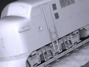 EMD E7 NYCRR Train 3D Model