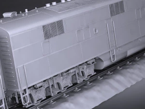 EMD E7 NYCRR Train 3D Model