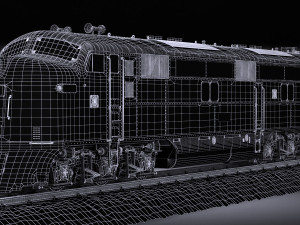 EMD E7 NYCRR Train 3D मॉडल