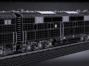 EMD E7 NYCRR Train 3D मॉडल