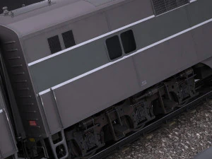 EMD E7 NYCRR Train 3D Model