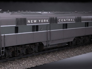 EMD E7 NYCRR Train 3D मॉडल