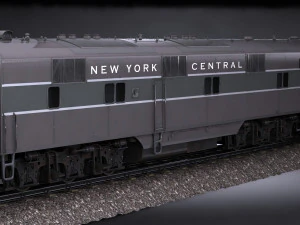 EMD E7 NYCRR Train 3D Model
