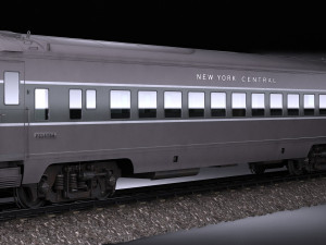 EMD E7 NYCRR Train 3D मॉडल