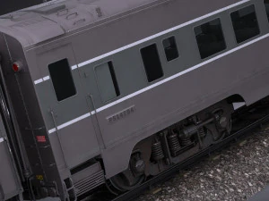 EMD E7 NYCRR Train 3D Model