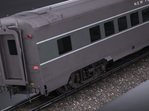 EMD E7 NYCRR Train 3D मॉडल
