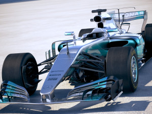 F1 Mercedes-Benz W08 2017 Model 3D