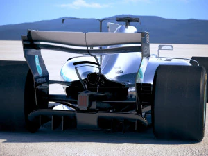 F1 Mercedes-Benz W08 2017 3D Model
