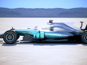 F1 Mercedes-Benz W08 2017 Model 3D