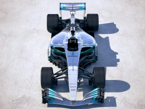 F1 Mercedes-Benz W08 2017 3D Model