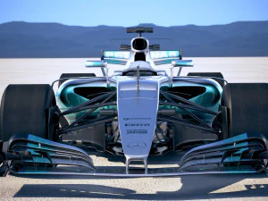 F1 Mercedes-Benz W08 2017 3D Model