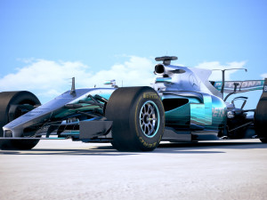 F1 Mercedes-Benz W08 2017 Model 3D