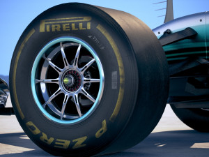 F1 Mercedes-Benz W08 2017 Model 3D