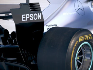 F1 Mercedes-Benz W08 2017 3D Model