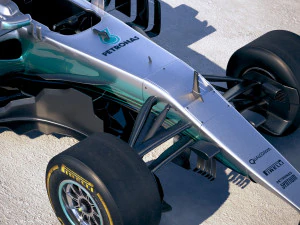 F1 Mercedes-Benz W08 2017 3D Model