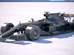 F1 Mercedes-Benz W08 2017 Model 3D
