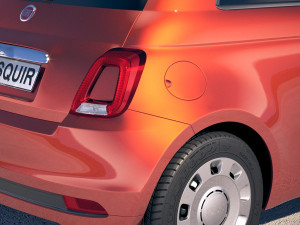 Fiat 500 2018 3D 모델