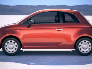 Fiat 500 2018 3D Model