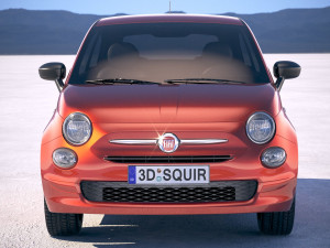 Fiat 500 2018 3D 모델
