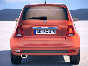 Fiat 500 2018 3D 모델