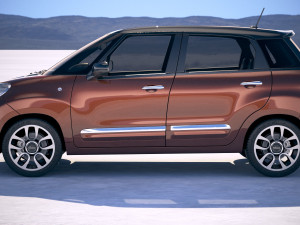 Fiat 500L 2018 Modèle 3D