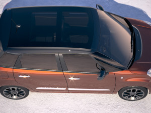 Fiat 500L 2018 Modèle 3D