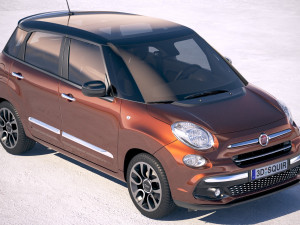 Fiat 500L 2018 Modèle 3D