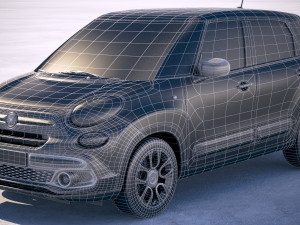 Fiat 500L 2018 Modèle 3D