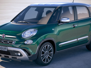 Fiat 500L Cross 2018 3D Model