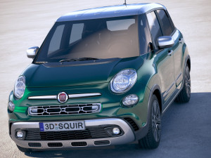 Fiat 500L Cross 2018 Modelo 3D