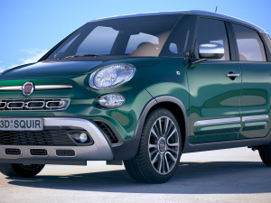 Fiat 500L Cross 2018 Modelo 3D