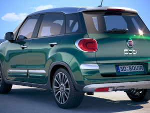 Fiat 500L Cross 2018 Modelo 3D