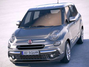 Fiat 500L Wagon 2018 3D Model