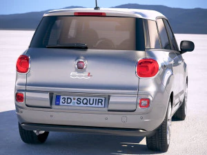 Fiat 500L Wagon 2018 3D Model