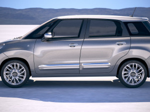 Fiat 500L Wagon 2018 Modèle 3D
