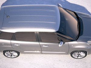 Fiat 500L Wagon 2018 Modèle 3D