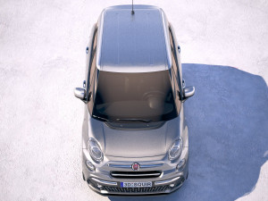 Fiat 500L Wagon 2018 Modèle 3D