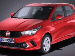 Fiat Argo 2018 3D Model